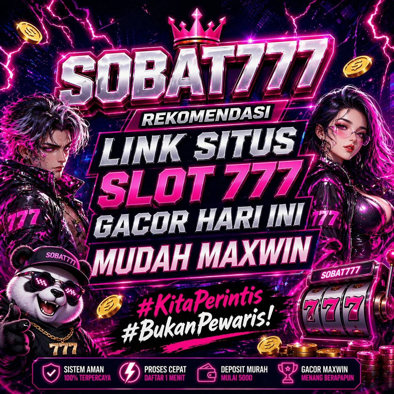 SOBAT777: Rekomendasi Link Situs Slot 777 Gacor Hari Ini Mudah Maxwin